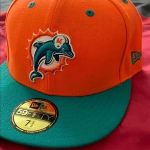 7 5/8  Fitted Miami Dolphins New Era Hat